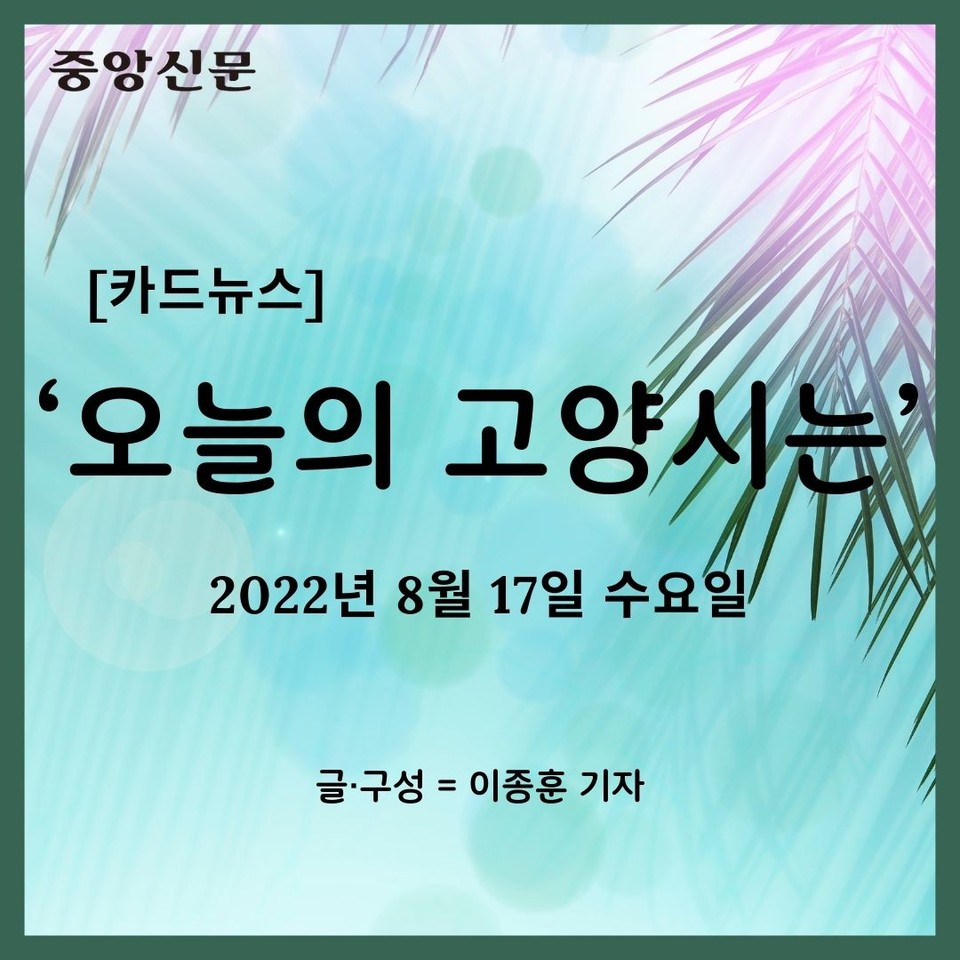 [카드뉴스] ‘오늘의 고양시는’