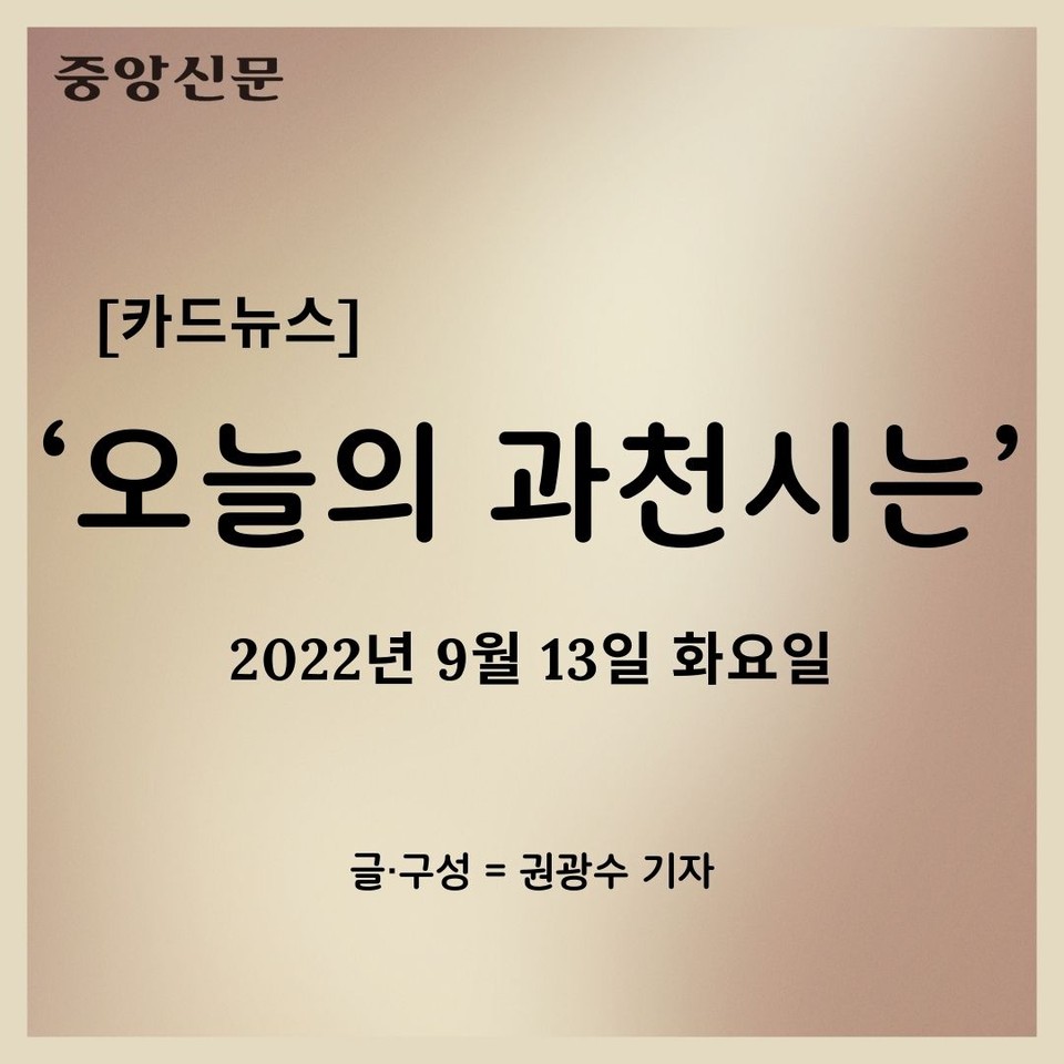 [카드뉴스] ‘오늘의 과천시는’