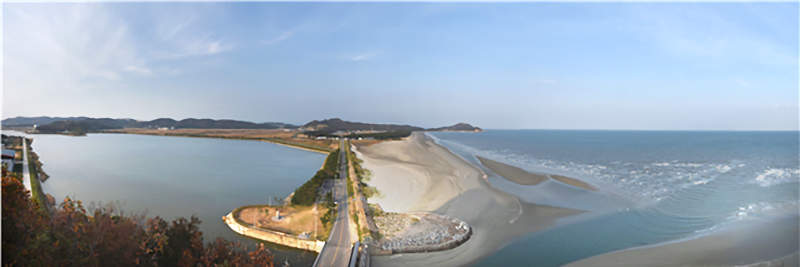 백령공한 건설 예정지. (사진제공=인천시청)
