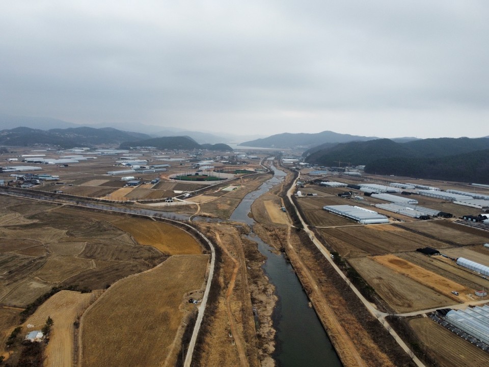 15일 오후 4시께 대규모 시스템 반도체 국가산업단지로 지정된 용인시 처인구 남사읍 일대 전경. (사진=김광섭 기자)