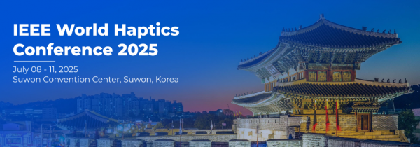 경기도-관광공사 ‘IEEE 월드 햅틱스 컨퍼런스 2025’ 개최...8~11일 수원컨벤션센터서