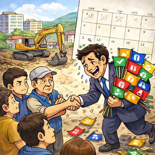 [중앙AI만평] 선거 앞에서는 다 되나.