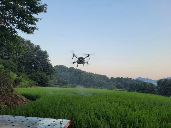 “드론 공동방제로 가평 친환경쌀 가치 높여요”